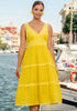 Kleid Gelb 4073 F FRESH COTTON